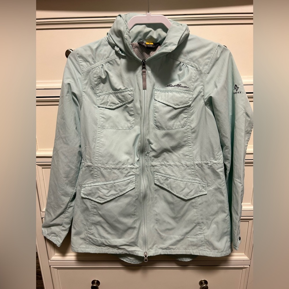 Eddie Bauer Travex Jacket Blue- Size Medium